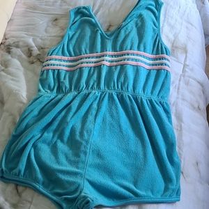 Vintage Terry Cloth Romper